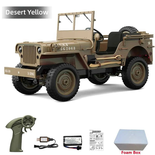 JJRC 8815 1/10 4x4 Military Willis Jeep RC Crawler | India