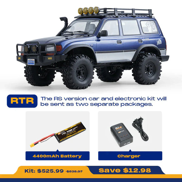 FMS FCX10 LC80 Toyota LC80 Pro V2 1/10 4WD RC Crawler RS | India