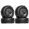 1.3 Inch CNC Aluminum Bead lock Wheels and Wheel Tire Combo for TRX4M SCX24 FCX18 | India