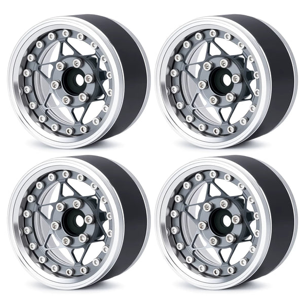 1.9-inch CNC Aluminium Beadlock Wheels TRX4 SCX10 | India