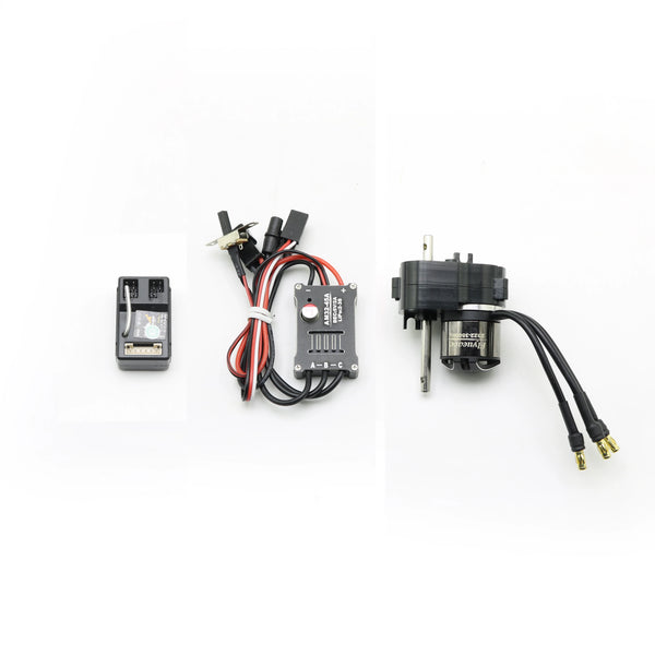 MNRC Universal Outrunner Brushless Conversion Kit 45A 3500kv 2Ch RX w/ Metal Gearbox Housing | India