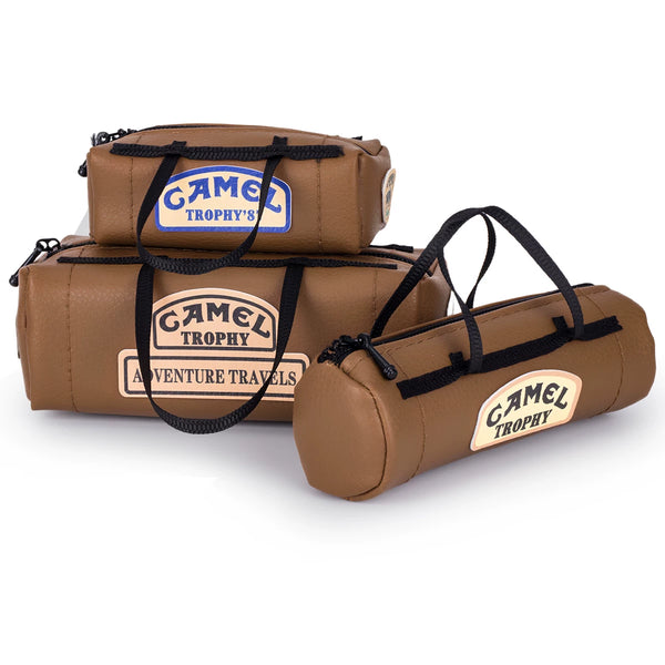 1/10 Leather/Cloth Camel Trophy Adventure Luggage Set TRX4 SCX10 RC Crawler | India