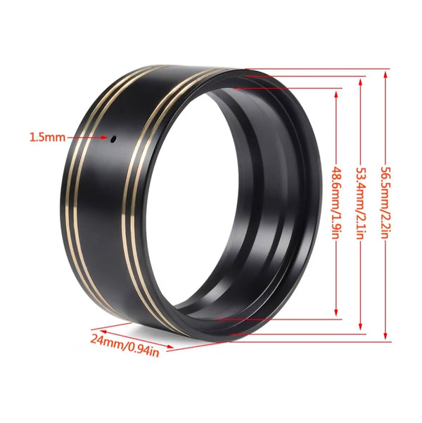 black brass ring supplier dimension diagram