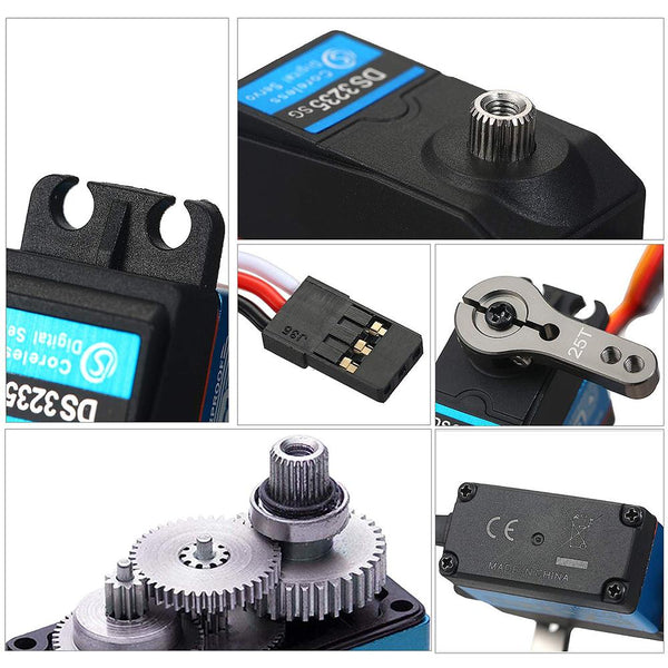 DSSERVO DS3235SG 35kg digital servo, front view