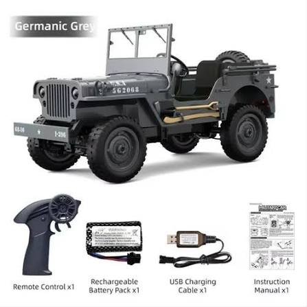 JJRC 8815 1/10 4x4 Military Willis Jeep RC Crawler | India