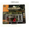 JJRC C8815 electric winch with red hook and mounting hardware