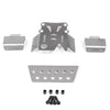 3 mm stainless steel chassis guard plate set and mounting hardware for MJX H12Y crawler