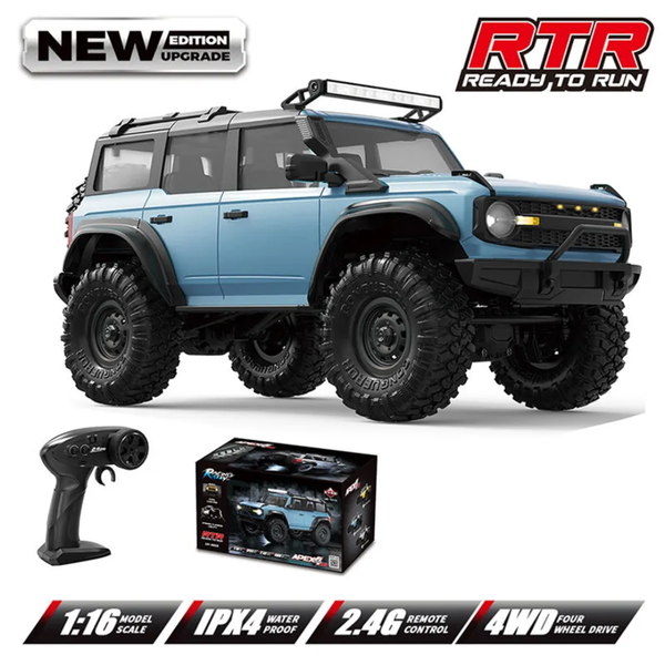 HB Toys R1601-12 Apex4 Bronco Rubicon Defender F-150 4x4 RC Crawler| India