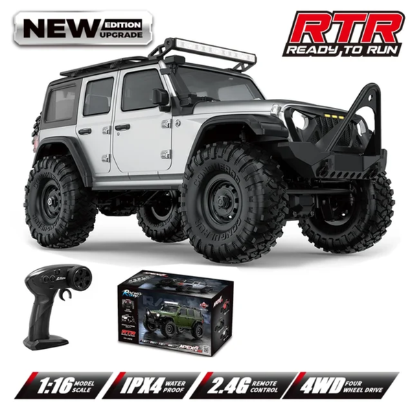 HB Toys R1601-12 Apex4 Bronco Rubicon Defender F-150 4x4 RC Crawler| India