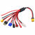 8-in-1 XT60 RC charging adapter with XT60, EC3, Deans, TRX, Tamiya, JST, Futaba and bare-wire branches