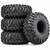 1.9-inch RC crawler tyres, Tread A — set of four on a clean white background