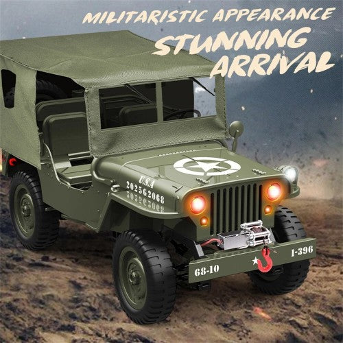 JJRC 8815 1/10 4x4 Military Willis Jeep RC Crawler | India