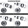 1.9-inch CNC Aluminium Beadlock Wheels with Adjustable Offset TRX4 SCX10 | India
