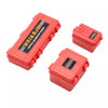Orange three-piece scale cargo box set for RC crawler