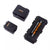 Black three-piece scale cargo box set for RC crawler