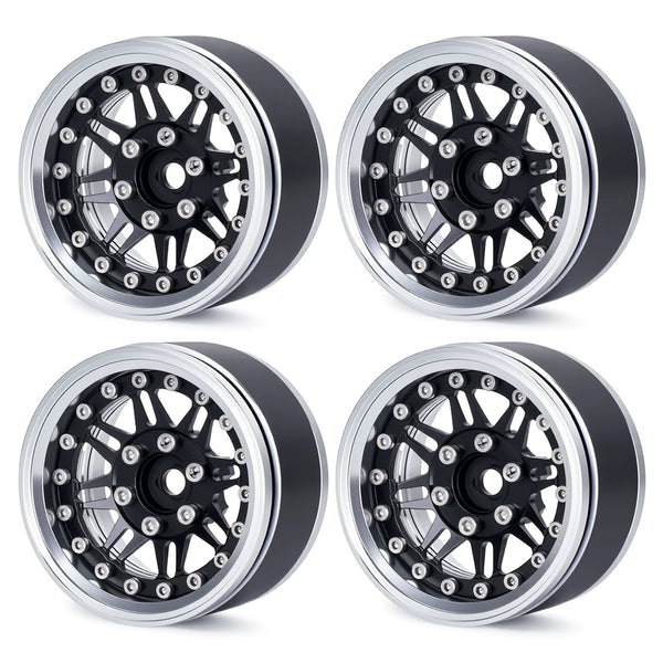 1.9-inch CNC Aluminium Beadlock Wheels with Adjustable Offset TRX4 SCX10 | India