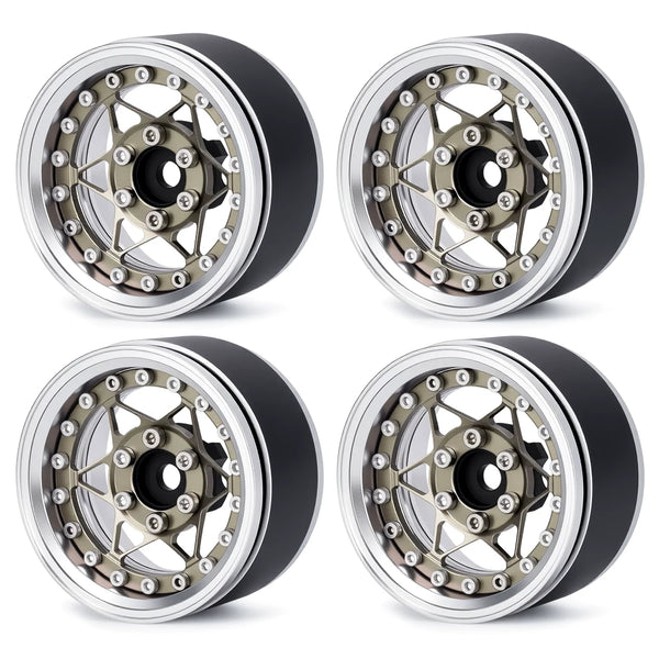 1.9-inch CNC Aluminium Beadlock Wheels TRX4 SCX10 | India