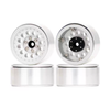 1.3-Inch CNC Aluminium Beadlock Wheels for RC Crawlers – Silver