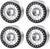 1.9 Aluminum Bead lock Wheels for 1:10 RC Crawler | India