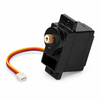 FMS FCX24M metal gear servo with modified white 3-pin JST 1.25 connector