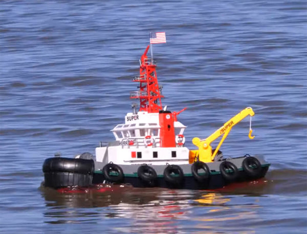 Heng Long Tug Work Boat w/Water Hose Function 5CH 2.4GHZ | India