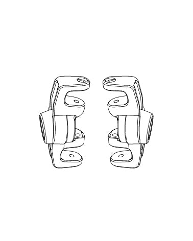 MJX 14230C Front Steering Knuckles, 2-piece pair