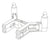 MJX 14281B Rear Body Mount Set