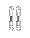MJX 14431D Steering Links, 2-piece pair