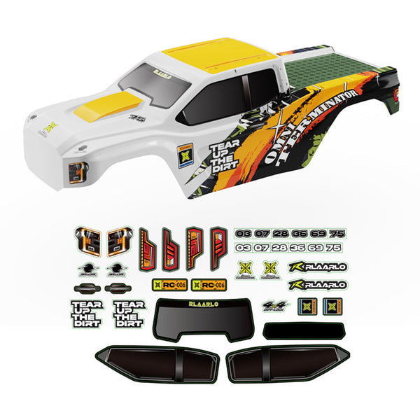 Rlaarlo R11165 orange and white Omni-Terminator body, view 1