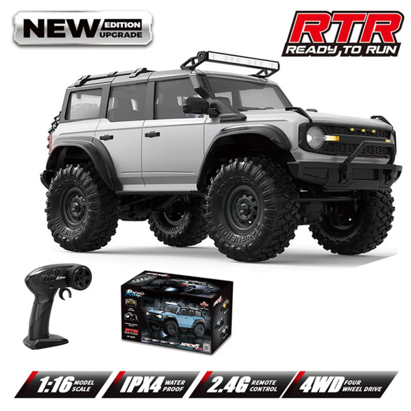 HB Toys R1601-12 Apex4 Bronco Rubicon Defender F-150 4x4 RC Crawler| India