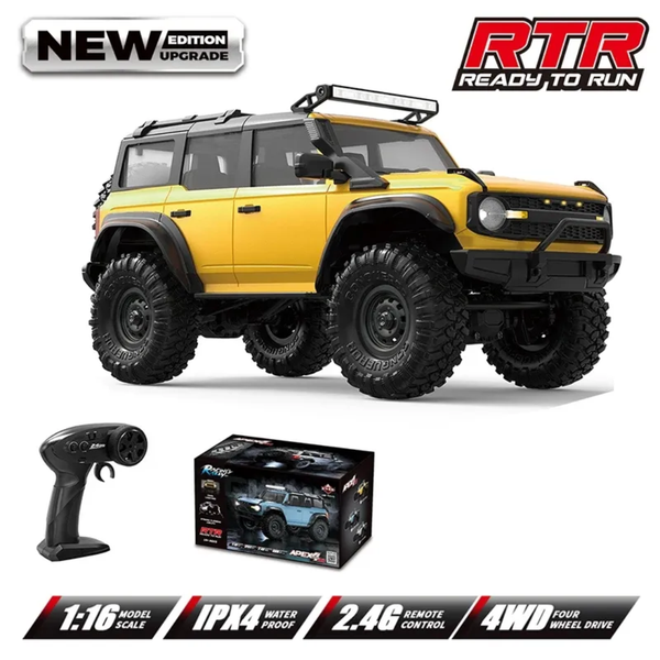 HB Toys R1601-12 Apex4 Bronco Rubicon Defender F-150 4x4 RC Crawler| India