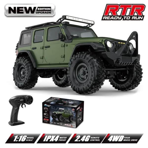 HB Toys R1601-12 Apex4 Bronco Rubicon Defender F-150 4x4 RC Crawler| India
