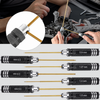 Seven-piece RC hex driver set with removable tips and a demonstration of tip adjustment