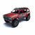 Yikong YK4107 Pro Cherry Red Metallic Red RC crawler, front three-quarter view on white background